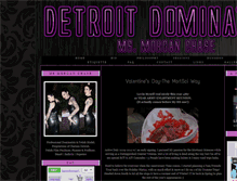 Tablet Screenshot of detroitdominatrix.com